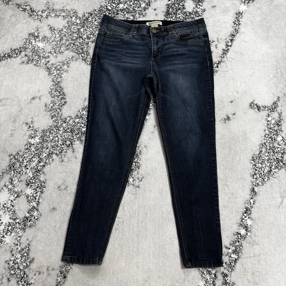 Democracy Ab Solution Technology Jeans Womens Size 12 Dark Wash Skinny Stretch